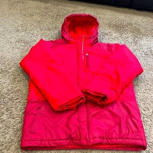 Gently used boys Columbia puffer coat with hood size xl